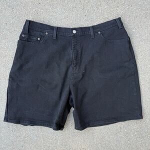 Vintage Y2K Levi’s 922 Black Denim Mom Jean Shorts 22W Plus Size